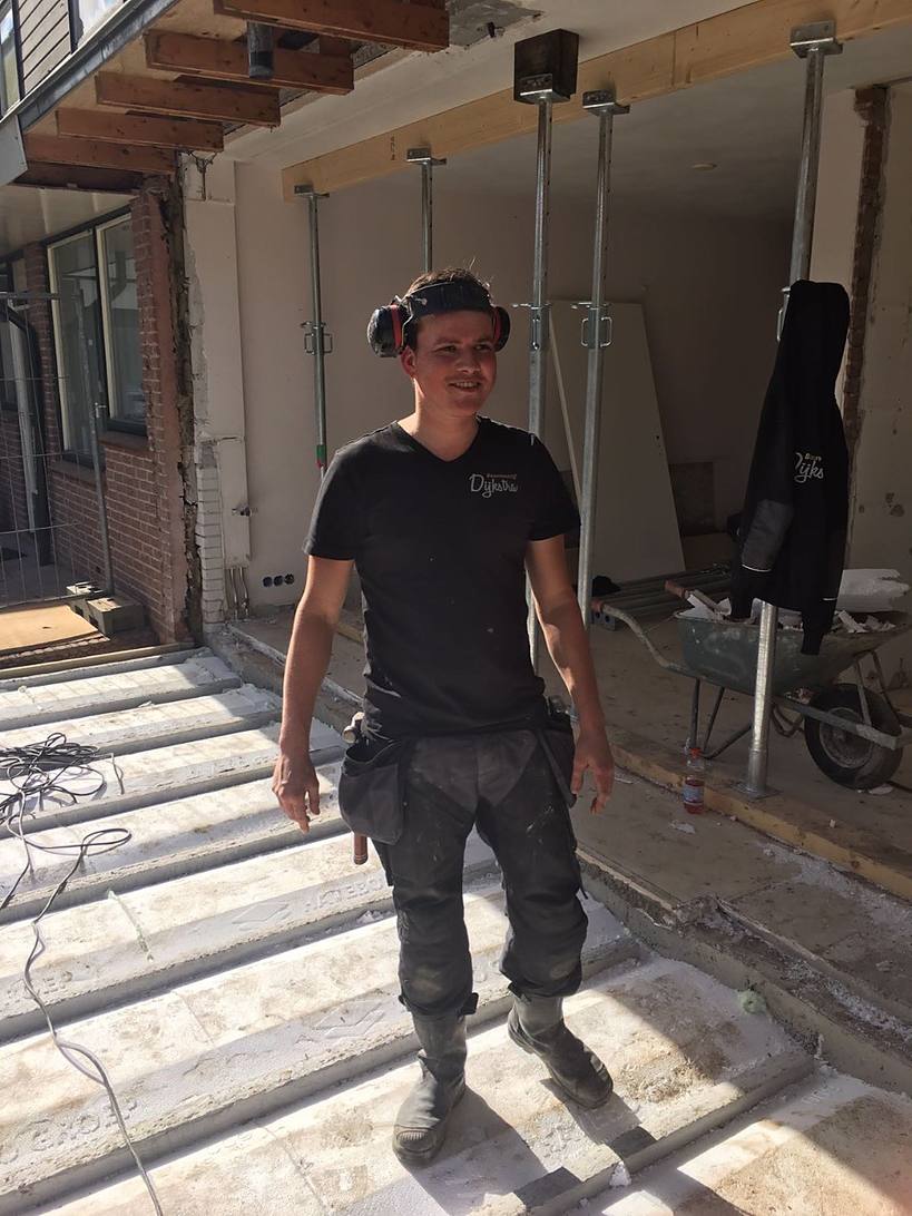 Bouwbedrijf Dijkstra aan het werk